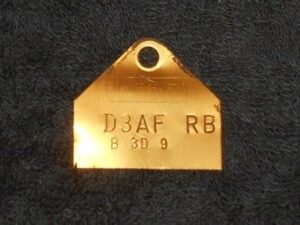 1973 1974 Ford Mustang Galaxie Torino Cougar ORIG 351C 400 2V CARBURETOR ID TAG
