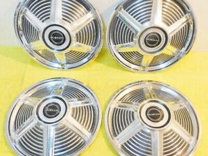 1964 1965 Mustang Fastback Coupe Convertible ORIG 14" WHEEL HUB CAPS COVERS SET