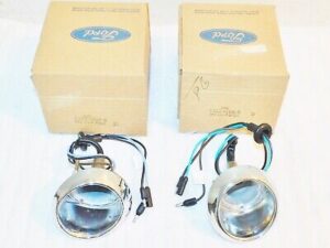 1964 1965 1966 Mustang Fastback Coupe Conv GT Shelby NOS L+R FRONT PARKING LAMPS