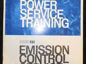 68-73 GM Chevy Pontiac Buick Olds EMISSION CONTROL SERVICE TRAINING BOOK MANUAL