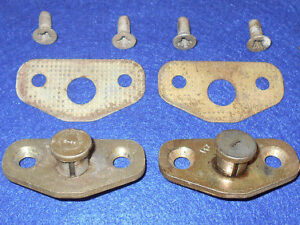1966 Mustang Fastback Coupe Convertible GT Shelby ORIG DOOR LATCH STRIKER PLATES