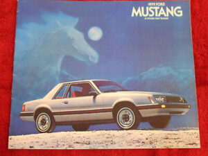 1979 Ford Mustang Ghia Cobra ORIGINAL MUSTANG DEALER SALES BROCHURE