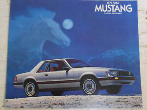 1979 Ford Mustang Ghia Cobra ORIGINAL MUSTANG DEALER SALES BROCHURE