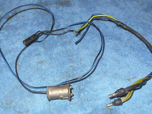 1965 Mustang GT Shelby LH DOOR JAMB SWITCH + COURTESY LIGHT WIRING PLUGS SOCKET