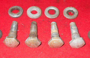 1966 1967 1968 Mustang Convert GT A Shelby Cougar Xr7 ORIG FRONT SEAT BELT BOLTS