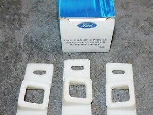 1979-1983 Ford LTD Crown Vic Mercury Marquis NOS FRONT DOOR WINDOW GLASS GUIDES
