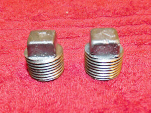 1960-1968 Ford Mustang Fairlane Falcon Comet ORIG 2.77 3 SPEED FILL DRAIN PLUGS