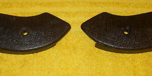 1965 1966 1967 Mustang GT A Shelby Cougar Xr7 ORIG LH+RH BLACK SEAT HINGE COVERS