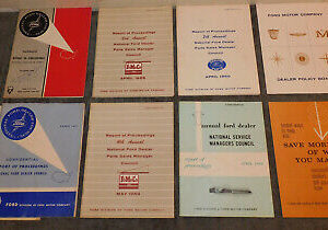 1956 1957 1958 1959 1960 NATIONAL FORD DEALER COUNCIL REPORT Of PROCEEDINGS Book