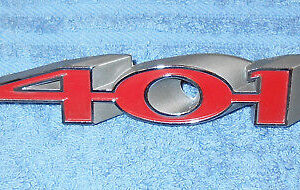 71 1972 1973 1974 AMC Javelin Sst AMX American Motors 1- NOS 401 FENDER EMBLEM
