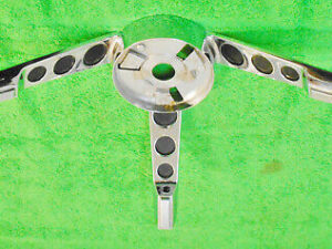 1967 Ford Mustang Fastback Coupe Convertible ORIG STEERING WHEEL HORN RING BEZEL