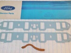 1964-76 Ford Mustang Fairlane Mercury NOS 260 289 302 INTAKE MANIFOLD GASKETS