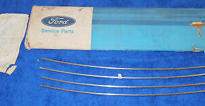 1967 Lincoln Continental Sedan Convertible NOS DOOR EDGE GUARD TRIM MOLDINGS KIT