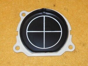 1967 Mustang Fastback Coupe GT A Convertible ORIG DASH GAUGE CLOCK DELETE PANEL