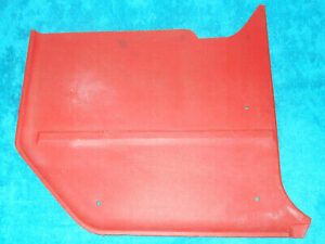 1964 1/2 1965 1966 Mustang Convertible GT ORIG BRIGHT RED RH FRONT KICK PANEL