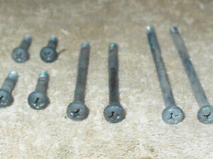1969 1970 1971 Lincoln Continental Mark III L+R FRONT PARKING LIGHT BEZEL SCREWS