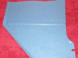 1966 Mustang Fastback Coupe GT Shelby ORIG LIGHT BLUE RH FRONT KICK PANEL