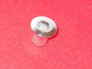 1961 1962 1963 Lincoln Continental ORIG DASH LIGHTER KNOB BEZEL CHROME INSERT