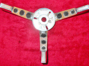 1967 Ford Mustang Fastback Coupe Convertible ORIG STEERING WHEEL HORN RING BEZEL
