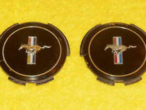 1966 Mustang Fastback Coupe Convertible ORIG WHEEL COVER HUB CAP CENTER EMBLEMS