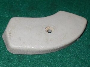 1965 1966 1967 Mustang GT GTA Shelby Cougar ORIG RH PARCHMENT SEAT HINGE COVER