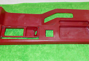 1987 1988 1989 1990 1991 1992 1993 Mustang LX GT ORIG RED CONSOLE TOP TRIM BEZEL