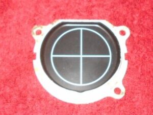 1968 Mustang Fastback Coupe GT CS Convertible ORIG DASH GAUGE CLOCK DELETE PANEL
