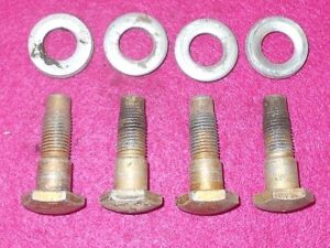 66 1967 1968 Mustang Fastback Coupe GT Shelby Cougar ORIG FRONT SEAT BELT BOLTS