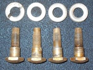 66 1967 1968 Mustang Fastback Conv GT A Shelby Cougar ORIG FRONT SEAT BELT BOLTS