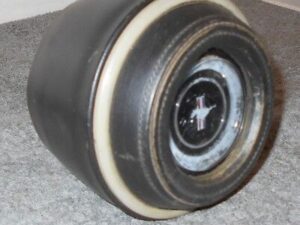 1967 Mustang Fastback Coupe Convertible ORIG STEERING WHEEL HORN PAD w EMBLEM