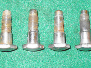 1966 1967 Mustang Fastback Coupe Cnv GT Shelby Cougar ORIG FRONT SEAT BELT BOLTS