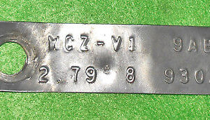 1969 Ford Mustang Fastback Coupe Convertible Grande ORIG 8" REAR END ID TAG 2.79