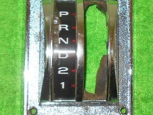 1967 1968 Mustang Fastback Coupe Convertible Shelby ORIG AUTO SHIFTER TRIM BEZEL