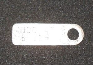 1966 Ford Mustang Fastback Coupe Convertible ORIG HCC AT MANUAL STEERING BOX TAG