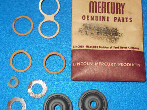 1950's Mercury NOS REAR TRUNK DECK LID LOCK HARDWARE PACK