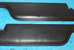 1964.5 1965 1966 Mustang GT Convertible BLACK ORIG CONVERTIBLE LH+RH SUN VISORS
