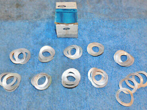 Ford Mercury Lincoln NOS STEERING COLUMN SHIFT TUBE WAVE WASHERS 49
