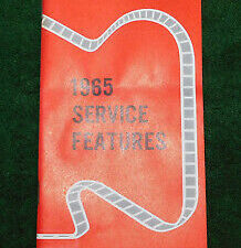 1965 Ford NOS SERVICE FORUM FILM DIGEST No 1 'SERVICE FEATURES' DEALER HAND BOOK