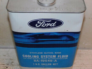 1948-1973 Ford Shelby Mercury Lincoln NOS COOLING SYSTEM FLUID 1 Gallon CAN Full
