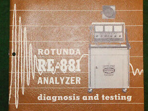 1965-1973 Ford Mercury Lincoln NOS ROTUNDA RE-881 ANALYZER TRAINING HAND BOOK