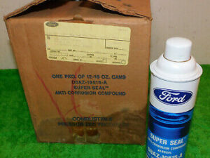 1960-79 Ford Shelby Mercury Lincoln NOS SUPER SEAL ANTI-CORROSION COMPOUND Case
