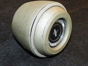 1967 Mustang Fastback Coupe Convertible ORIG STEERING WHEEL HORN PAD w EMBLEM