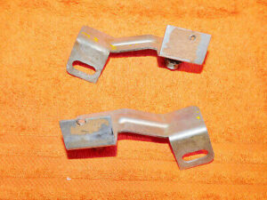 1967 1968 Mustang Fastback Conv GT A Cougar ORIG CONSOLE DASH L+R RADIO BRACKETS