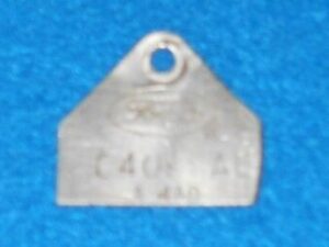 1964 Ford Falcon Ranchero Fairlane Comet ORIG 260 2V CARBURETOR ID TAG C4OF-AE