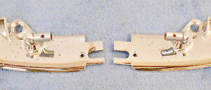 1964 1965 1966 Mustang GT Convertible ORIG LH+RH CONVERTIBLE TOP VISOR BRACKETS