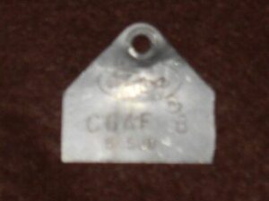 1966 Ford Falcon Fairlane Galaxie 500 Comet ORIG 289 2V CARBURETOR ID TAG C6AF-B