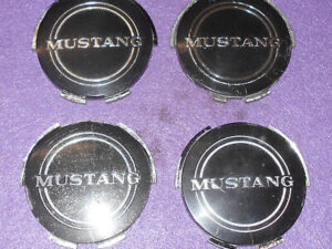 1964.5 1965 Mustang Fastback Coupe Convertible ORIG WHEEL COVER HUB CAP EMBLEMS