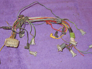 1967 Mustang Fastback Cpe GT GTA Convertible ORIG GAUGE WIRING HARNESS w/o TACH