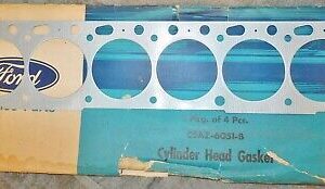 1965-1979 Ford Galaxie LTD F100 F250 F350 NOS 6-CYL 240 300 CYLINDER HEAD GASKET