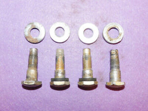 1966 1967 1968 Mustang Coupe Convert GT Shelby Cougar ORIG FRONT SEAT BELT BOLTS